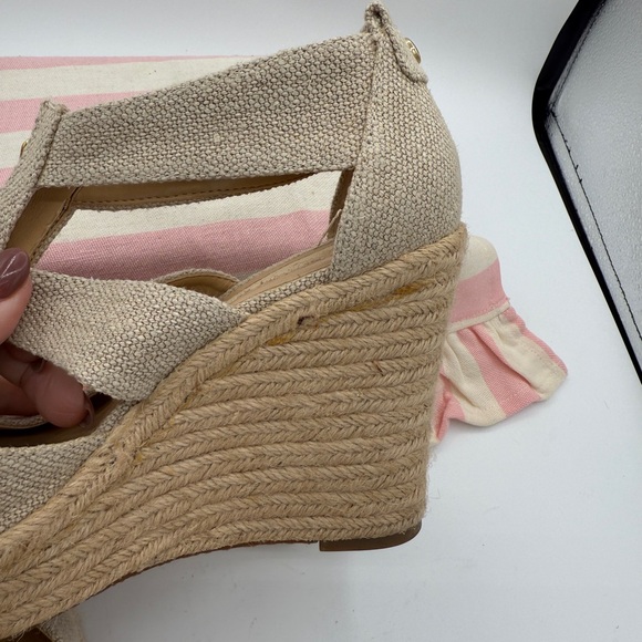 Michael Kors Cream Wedges with Chunky Heel - Picture 4 of 5